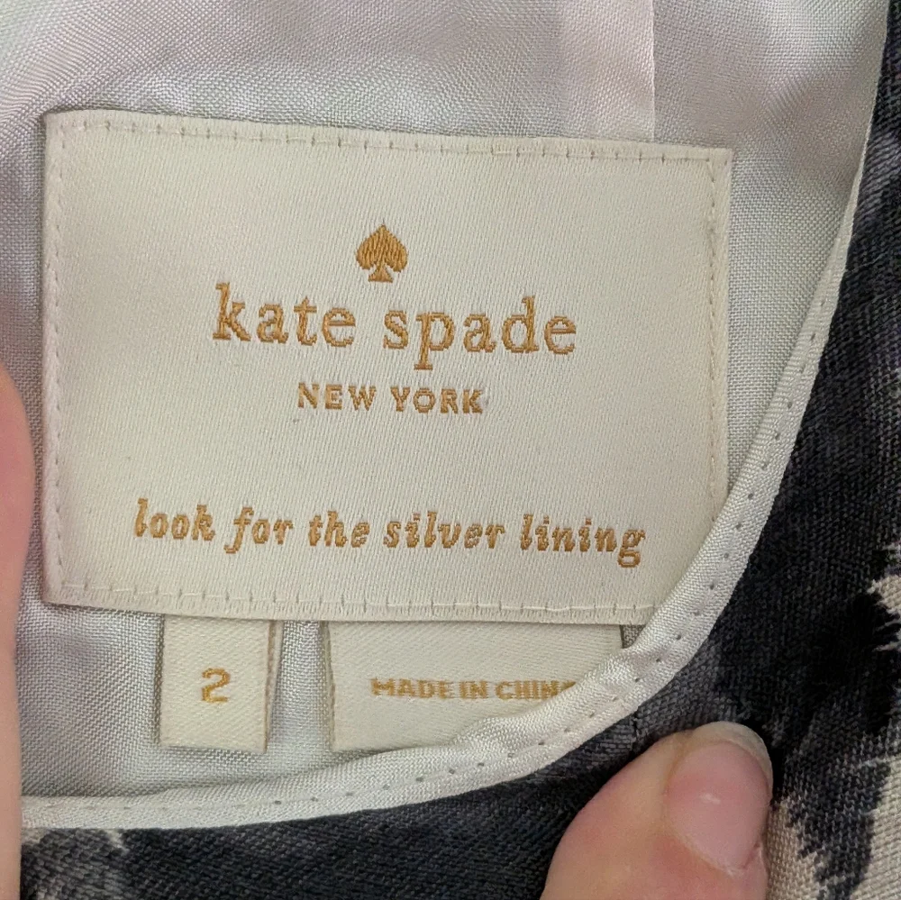 Kate Spade New York Leena Floral Sheath Dress Cotton Silk Size 2